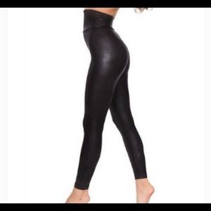 American apparel faux leather leggings